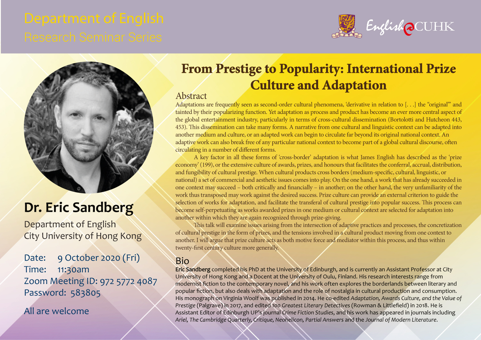 From Prestige to Popularity: International Prize Culture and Adaptation