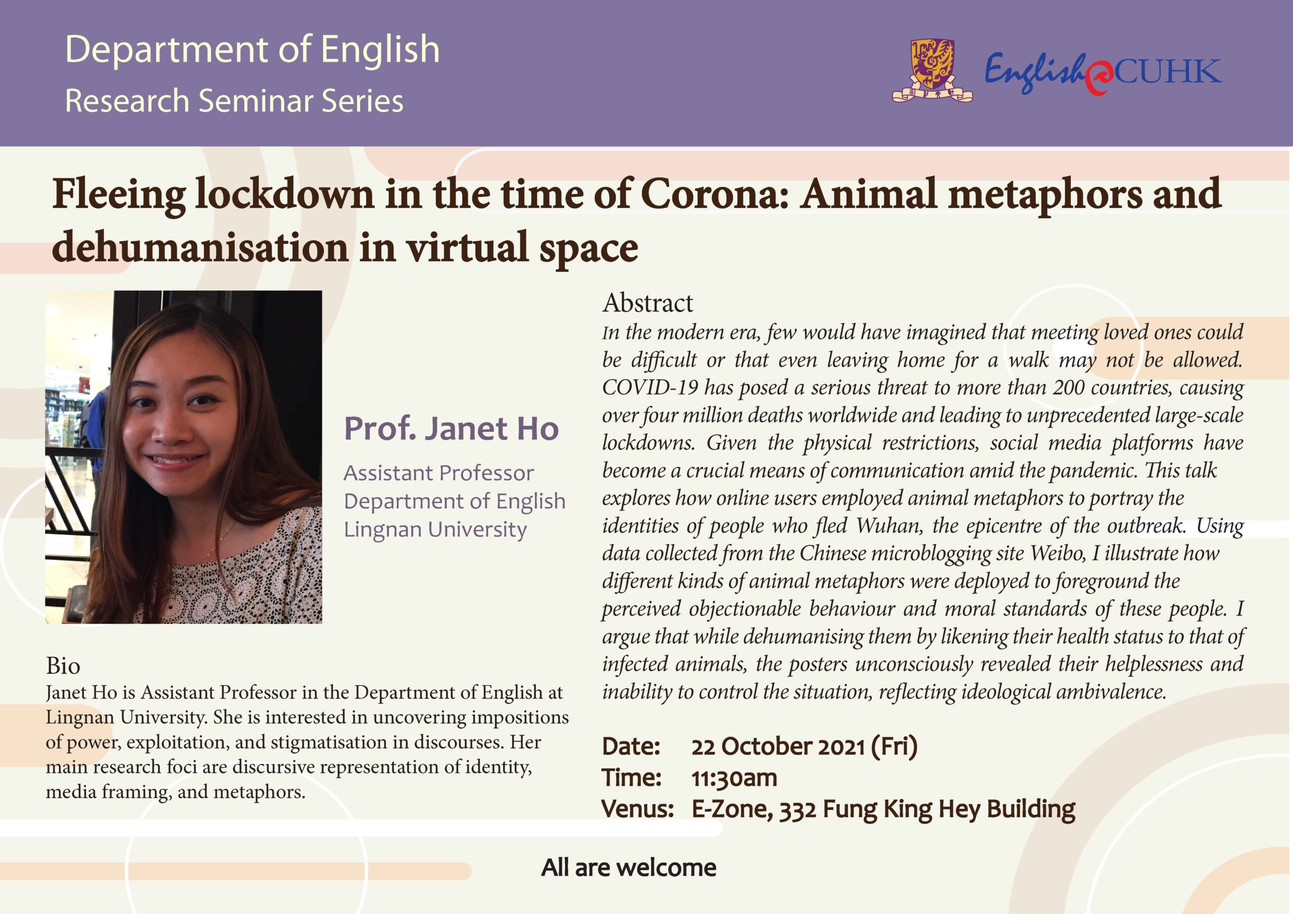 “Fleeing lockdown in the time of Corona: Animal metaphors and dehumanisation in virtual space”